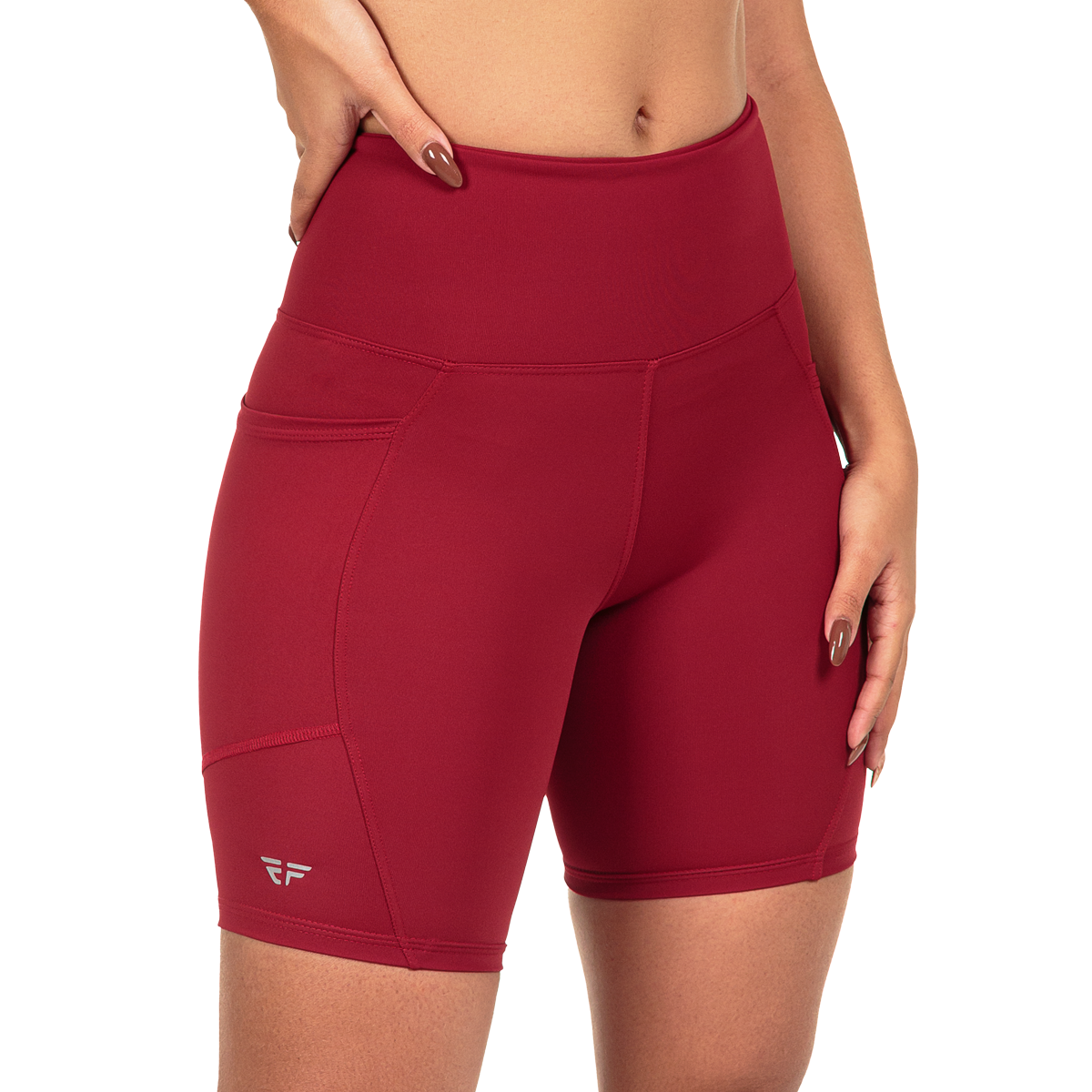 Short Com Bolso Para Corrida Academia Feminino Compressão