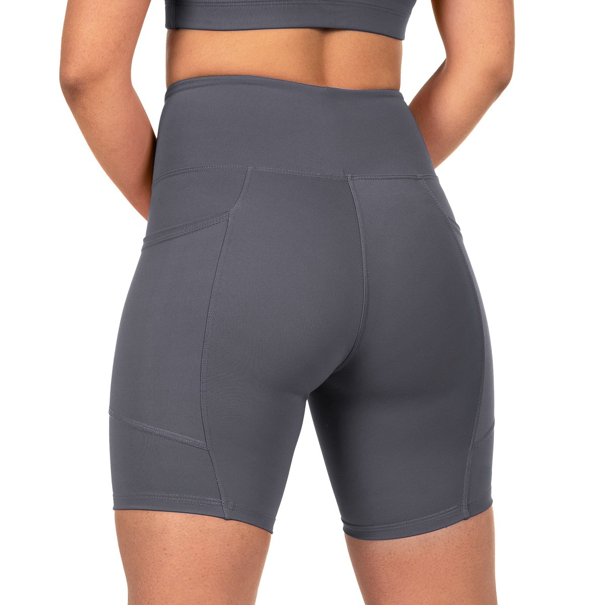 Short Com Bolso Para Corrida Academia Feminino Compressão