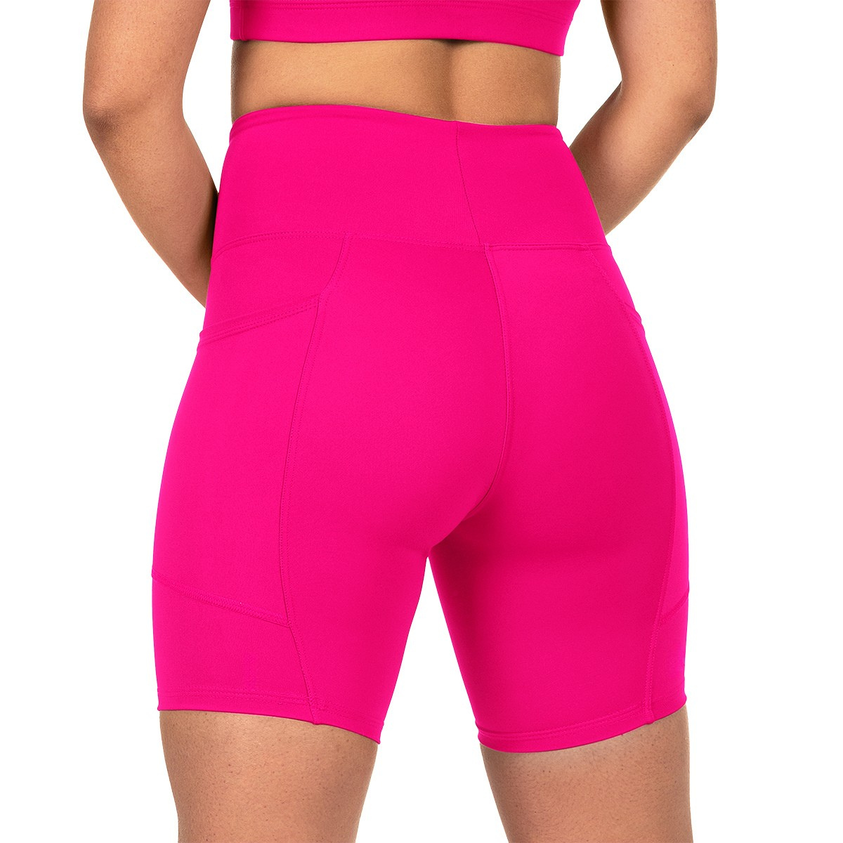 Short Com Bolso Para Corrida Academia Feminino Compressão