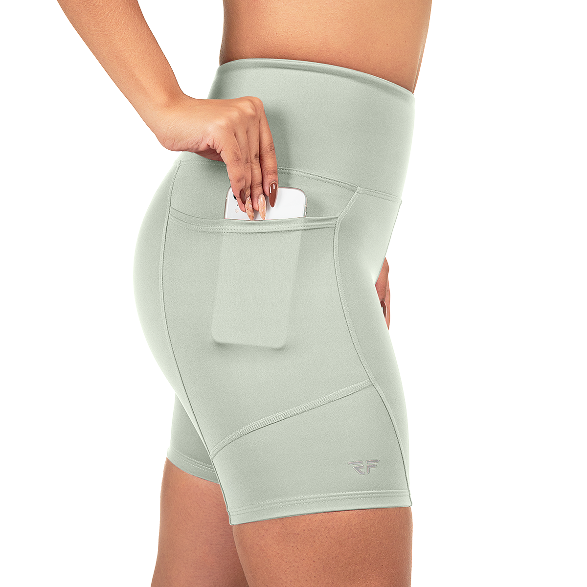Short Com Bolso Para Corrida Academia Feminino Compressão