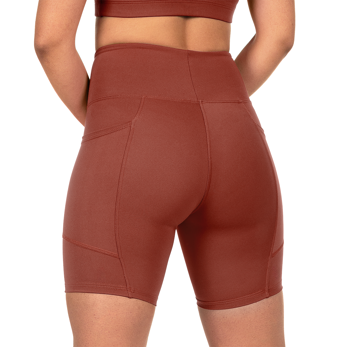 Short Com Bolso Para Corrida Academia Feminino Compressão