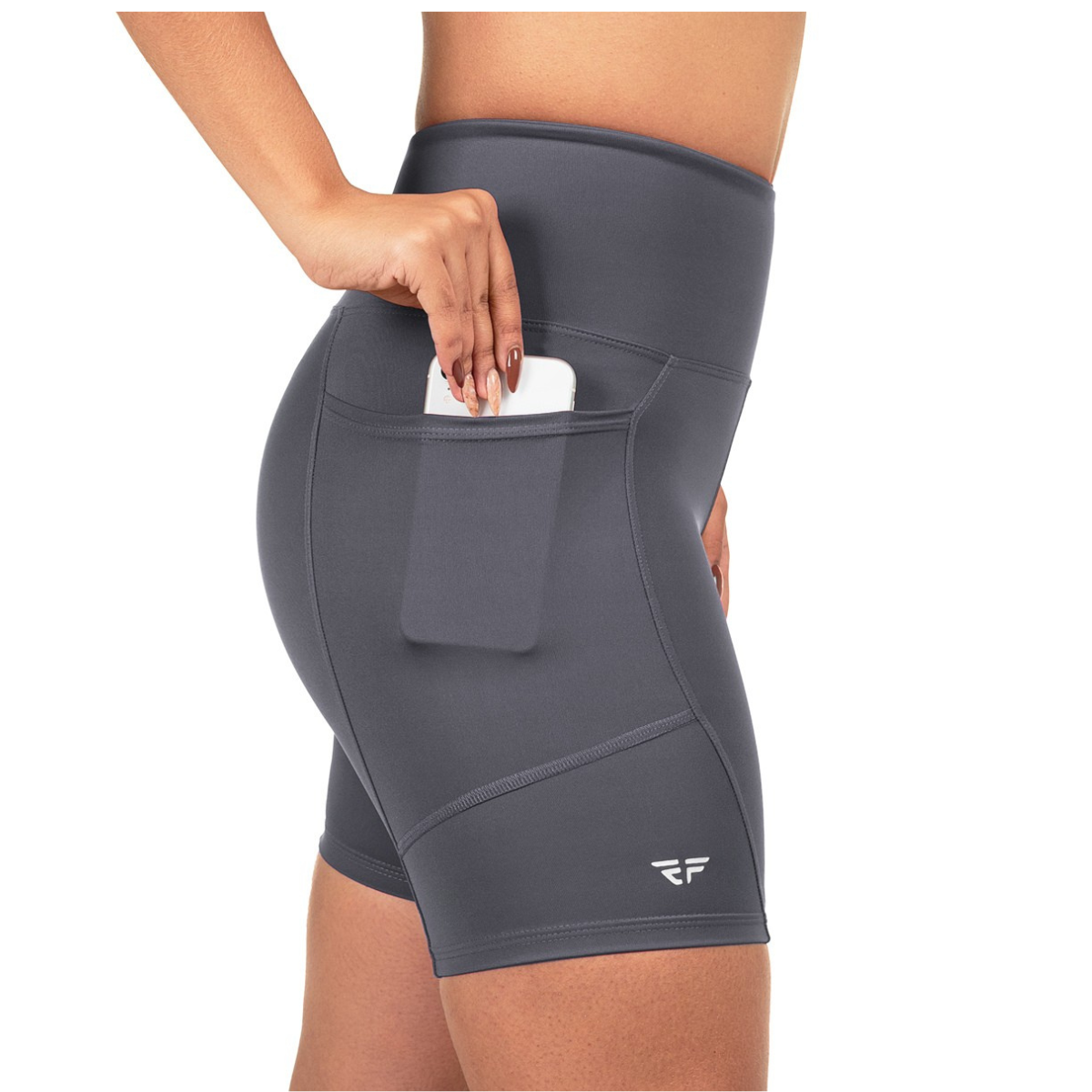 Short Com Bolso Para Corrida Academia Feminino Compressão