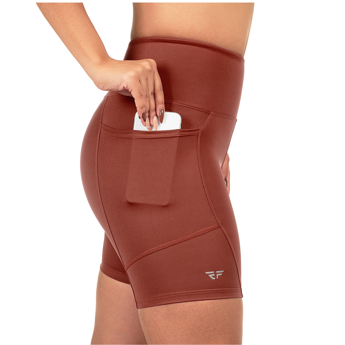 Short Com Bolso Para Corrida Academia Feminino Compressão