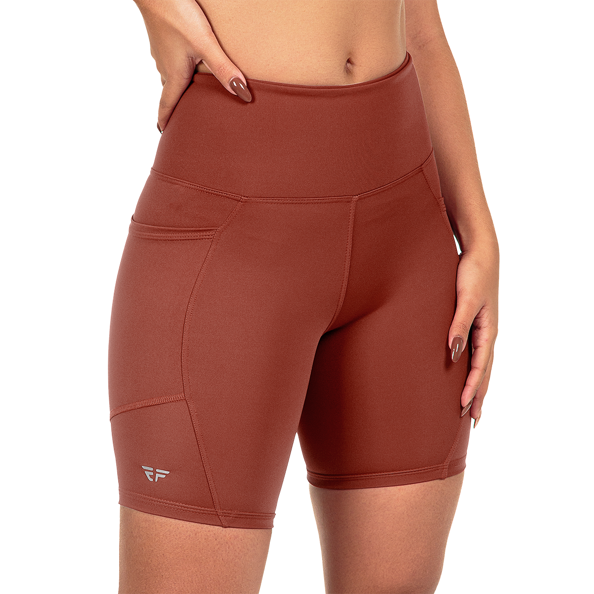 Short Com Bolso Para Corrida Academia Feminino Compressão