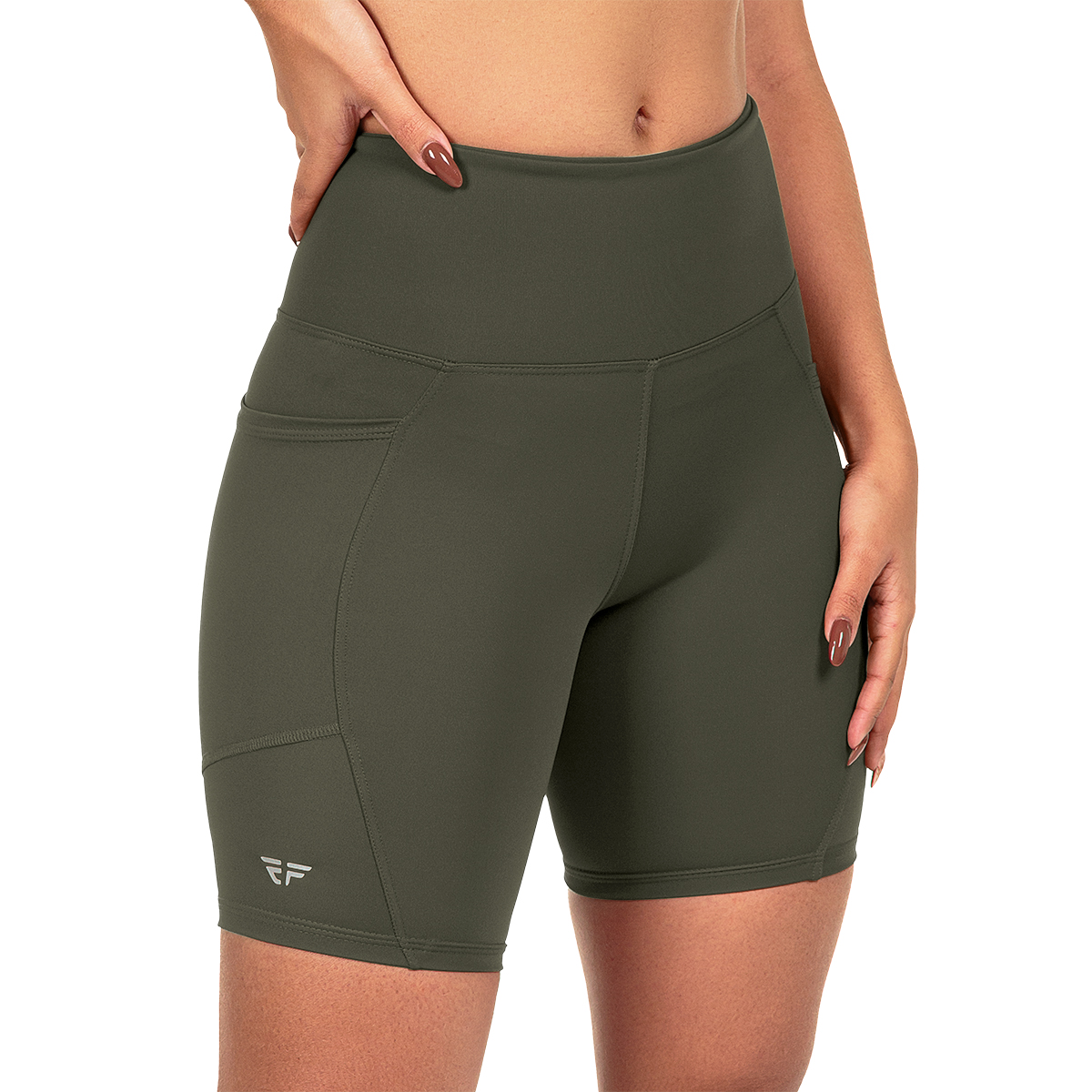 Short Com Bolso Para Corrida Academia Feminino Compressão