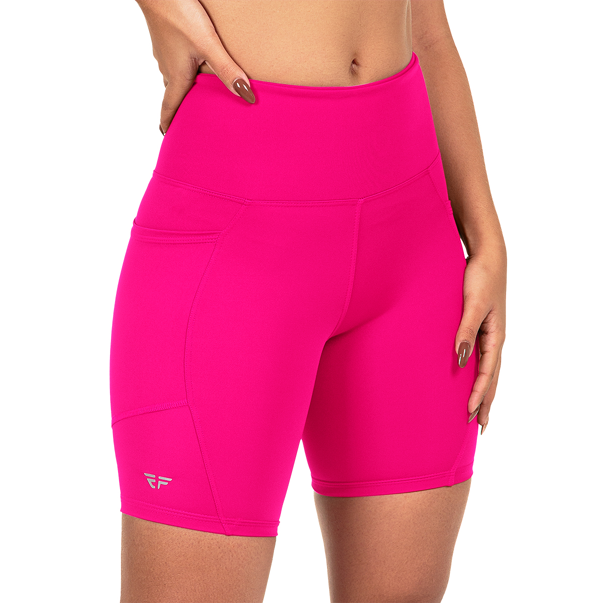Short Com Bolso Para Corrida Academia Feminino Compressão